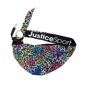 Justice Rainbow Leopard Print Sling Bag Pet Carrier